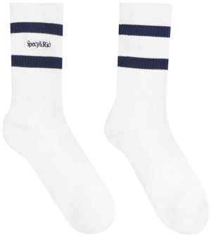 Cotton socks with logo-1